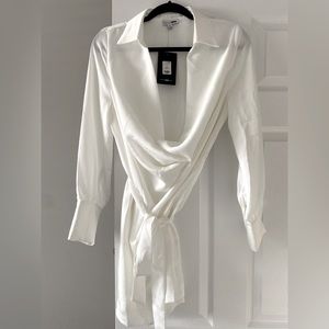 White fashion Nova dress